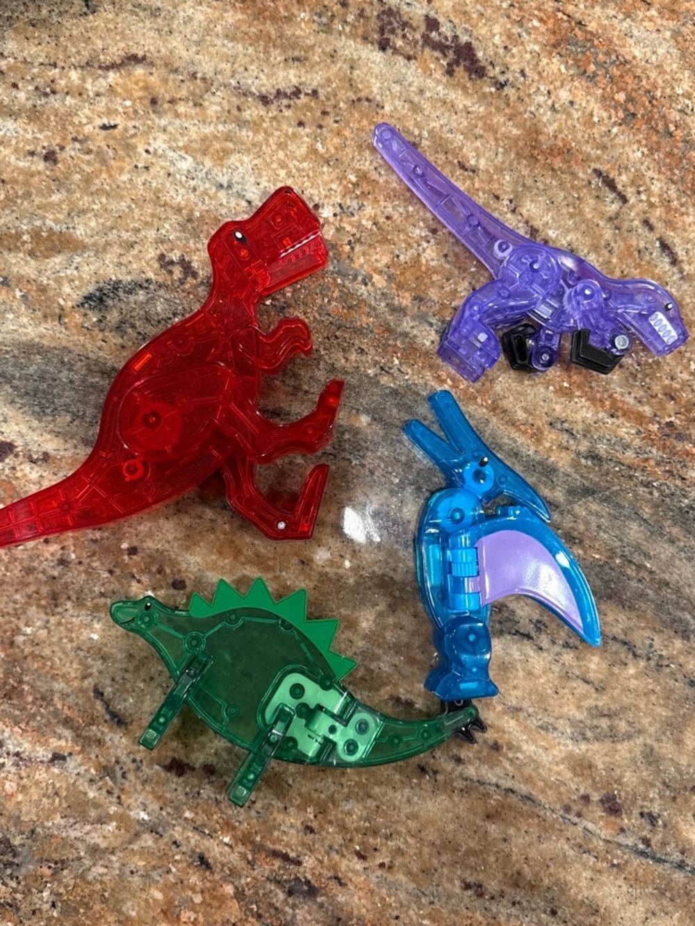 Dinosaur Magnatile set